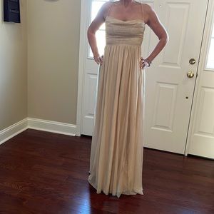 NEW! Gold Prom Dress with Sparkles